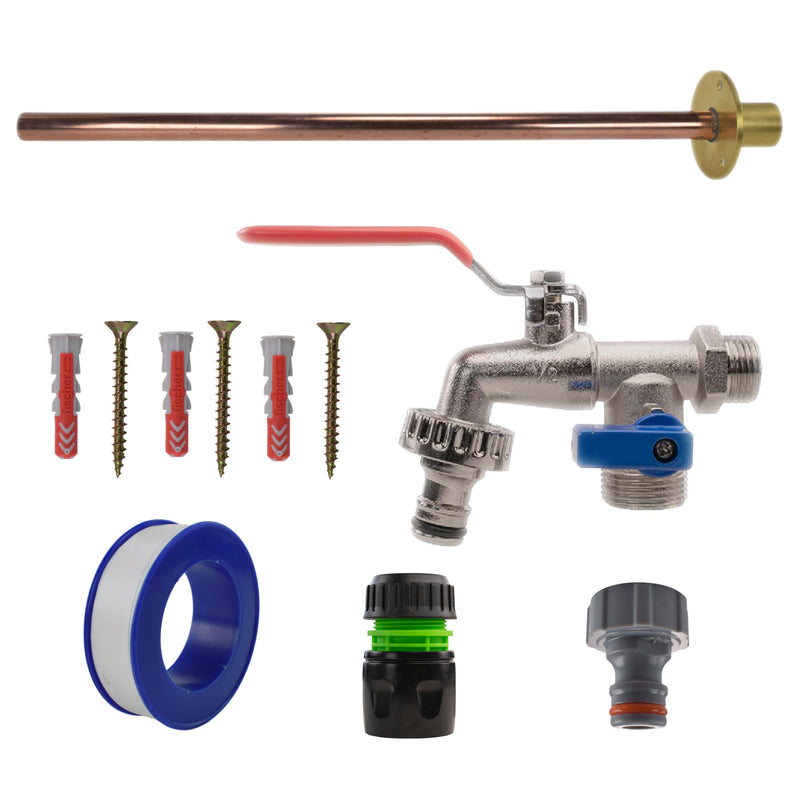 Double Lever Tap BASIC Connection Kit - Garden watering