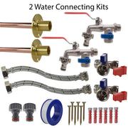 Double Lever Tap STANDARD Connection Kit x2 - Garden watering