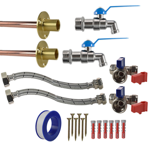 Simple Lever Tap STANDARD Connection Kit x2 - Garden watering