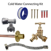 Brass Quick Connect Bib Tap FULL Connection Kit - Garden watering