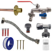 Double Lever Tap FULL Connection Kit - Garden watering