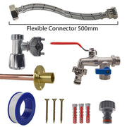 Double Lever Tap FULL Connection Kit - Garden watering