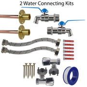 Simple Lever Tap FULL Connection Kit x2 - Garden watering