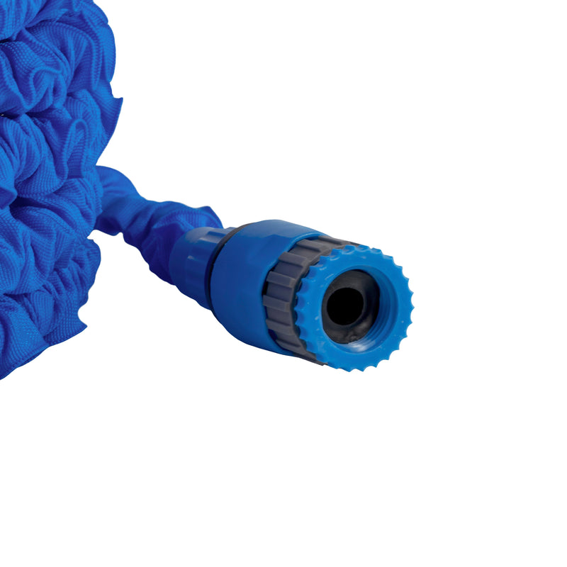 Expanding Trick Hose 7.5m - 22m Blue - Home & Garden > Lawn & Garden Garden watering