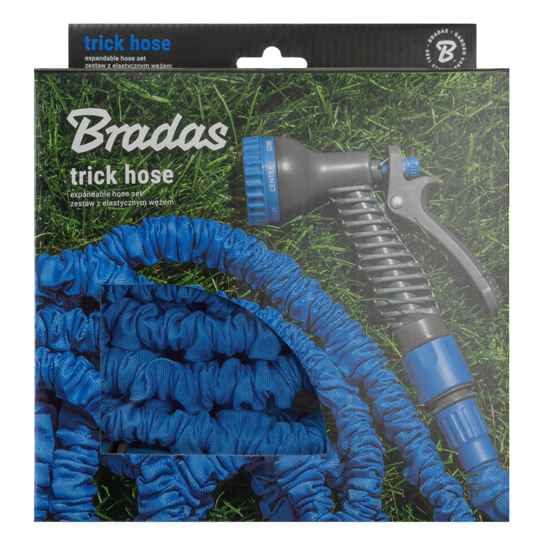 Expanding Trick Hose 10m - 30m Blue - Home & Garden > Lawn & Garden Garden watering