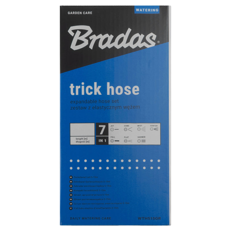 Expanding Trick Hose 10m - 30m Blue - Home & Garden > Lawn & Garden Garden watering