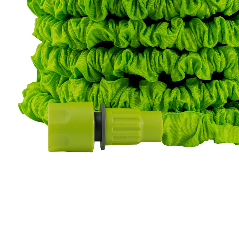 Expanding Trick Hose 15m - 45m Lime - Home & Garden > Lawn & Garden Garden watering