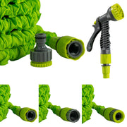 Expanding Trick Hose 7.5m - 22m Lime - Home & Garden > Lawn & Garden > Watering & Irrigation > Garden Hoses Garden watering