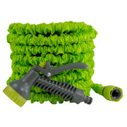 Expanding Trick Hose 7.5m - 22m Lime - Home & Garden > Lawn & Garden > Watering & Irrigation > Garden Hoses Garden watering