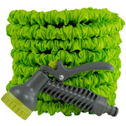 Expanding Trick Hose 5m - 15m Lime - Home & Garden > Lawn & Garden Garden watering
