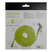 Expanding Trick Hose 7.5m - 22m Lime - Home & Garden > Lawn & Garden > Watering & Irrigation > Garden Hoses Garden watering