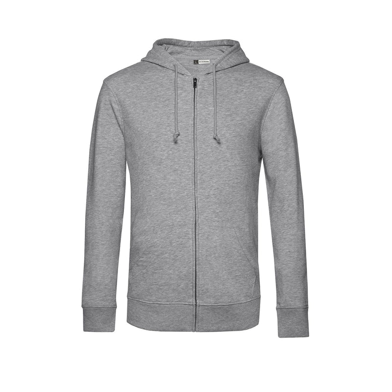 Organic Essential Zipped Hoodie: Mens