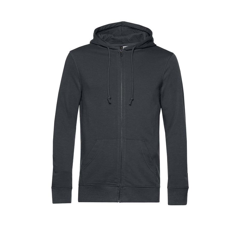 Organic Essential Zipped Hoodie: Mens