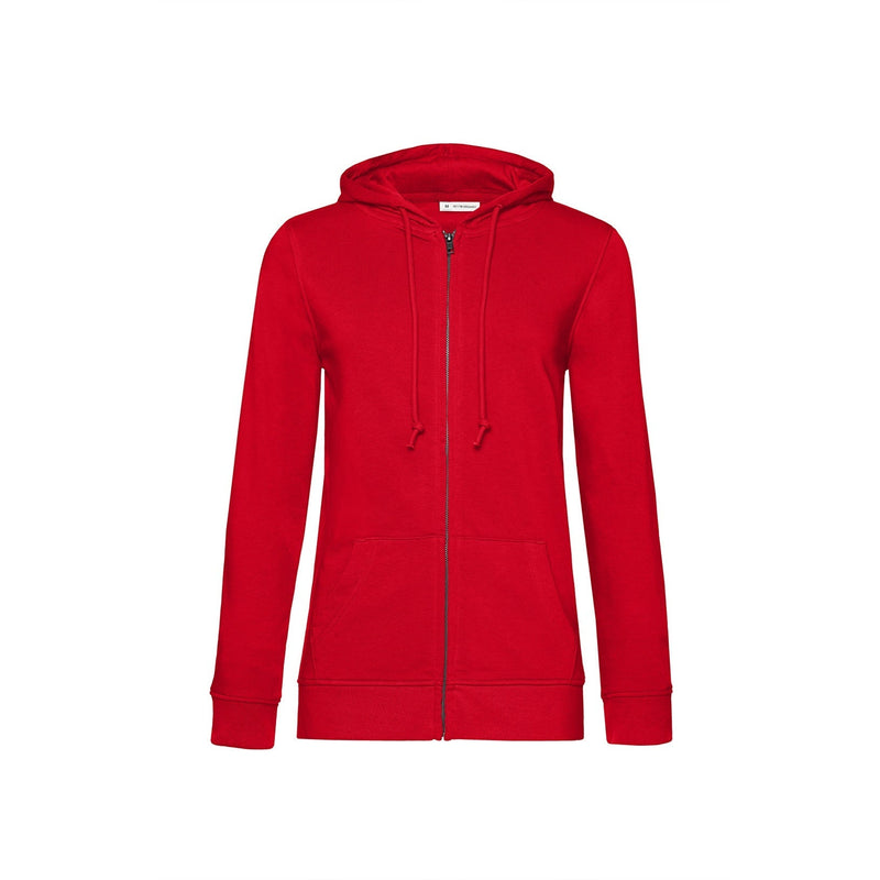 Organic Essential Zipped Hoodie: Womens
