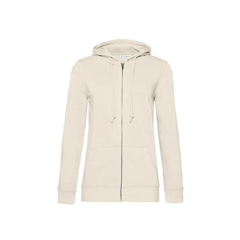 Organic Essential Zipped Hoodie: Womens