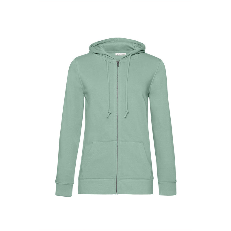 Organic Essential Zipped Hoodie: Womens