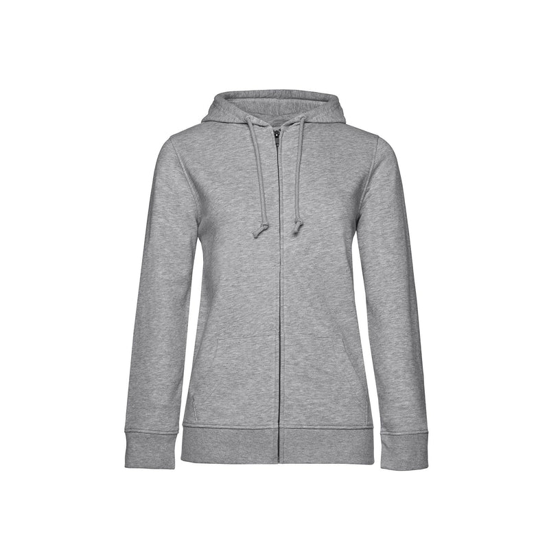 Organic Essential Zipped Hoodie: Womens
