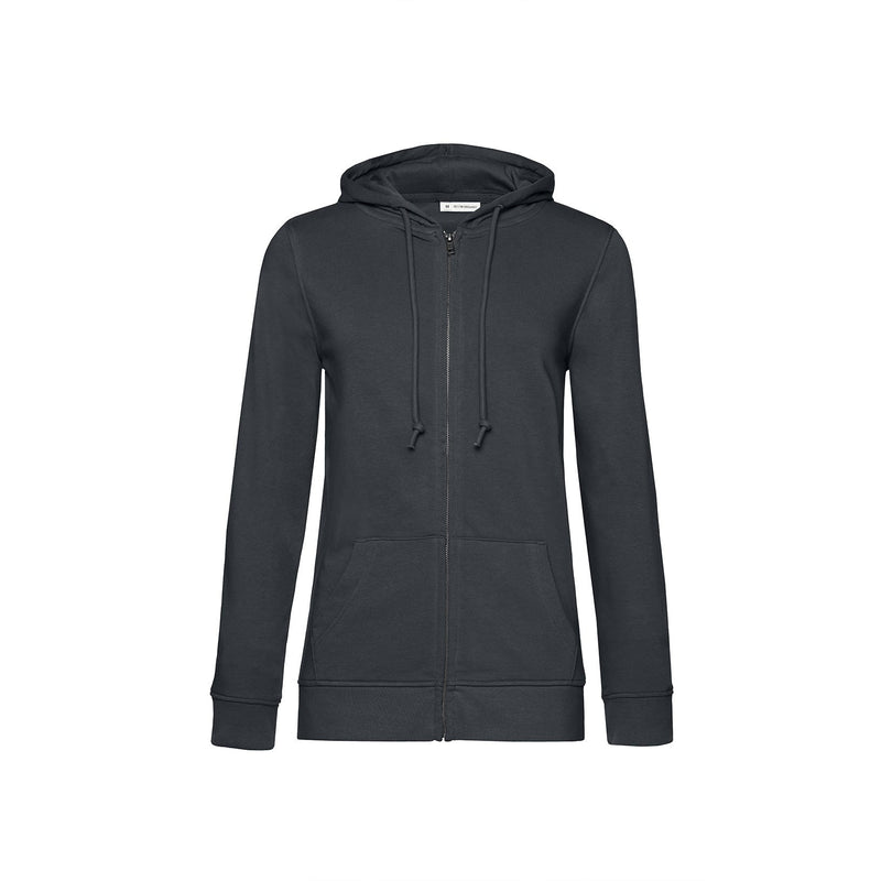 Organic Essential Zipped Hoodie: Womens