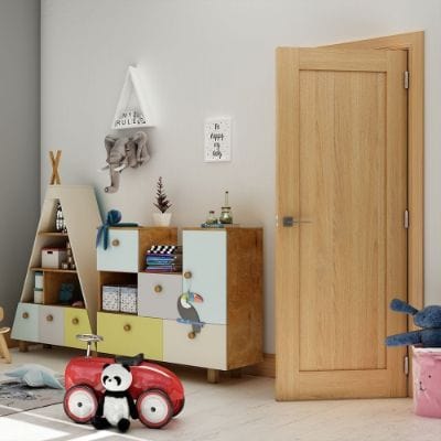 Walden Oak Unfinished Internal Door - All Sizes -