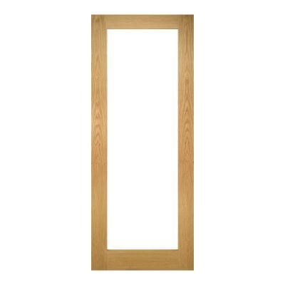 Walden Oak Unfinished Glazed Internal Door - All Sizes -