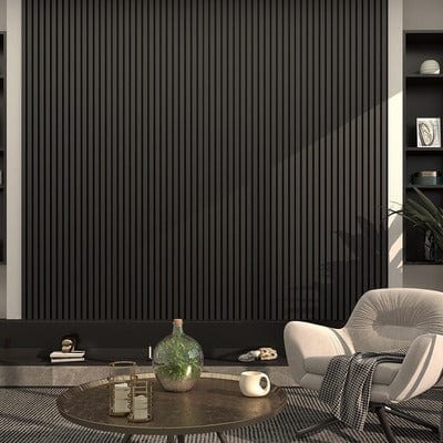 Immerse Acoustic Panelling Single Length (2400mm x 27mm x 12mm) - All Colours - Hardware > Building Materials > Wall Paneling Wall Panel