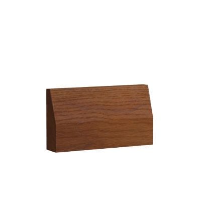 Walnut Prefinished Half Splayed Architrave - 90mm x 16mm x 2100mm (Pack of 5) -