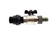 Water Butt Kit 1” BSP with Metal Bib Valve and Quick Connect Outlet - Garden watering