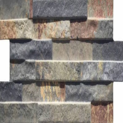 St Moritz Wall Cladding - Earth 400mm x 160mm (12 per Pack - 0.77m2) -
