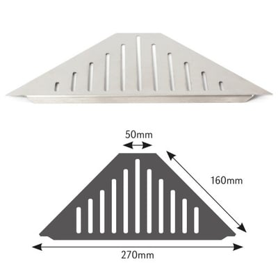 Genesis Stainless Steel Shower Shelf -