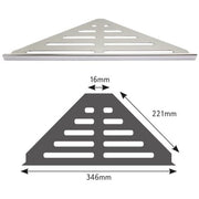 Genesis Aluminium Steel Shower Shelf - Bathroom