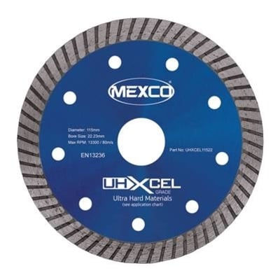 Ultra Hard Diamond Blade x 115mm -