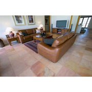 Traditional Modak Sandstone Paving Pack (19.50m2 - 66 Slabs / Mixed Pack) -