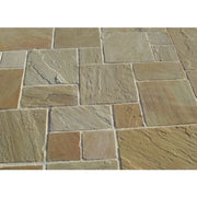 Heritage Mint Fossil Sandstone Paving Pack (19.5m2 - 66 Slabs/Mixed Pack) -