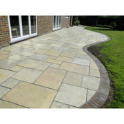 Traditional Yellow Lime Limestone Paving Pack (19.50m2 - 66 Slabs / Mixed Pack) -