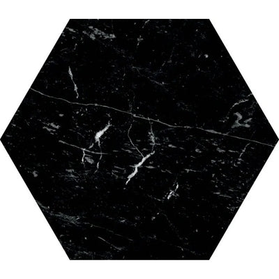 Hexa Terni Matt Black Marble Effect (16 per Box) -