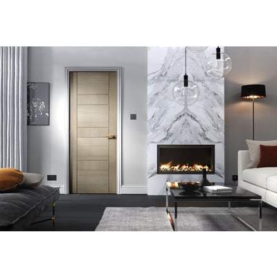 Edmonton Light Grey Pre-Finished Interior Door - 1981mm x 686mm -