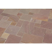 Traditional Autumn Brown Sandstone Paving Pack (19.50m2 - 66 Slabs / Mixed Pack) -