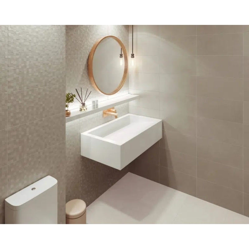 Dome Matt White 250mm x 500mm (13 per Box) -