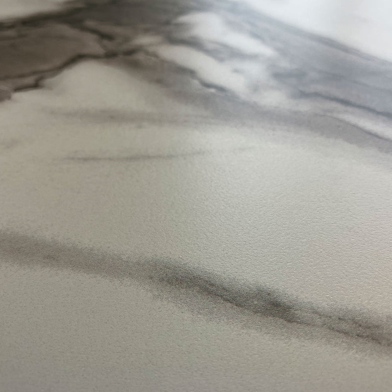 Bushboard Alloy White Marble Aluminium Feature Kitchen Splashback