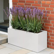 IDEALIST Lite Contemporary Trough Garden Planter, Light Concrete Outdoor Plant Pot H30 L65 W19 cm, 37L - Home & Garden > Lawn & Garden > Gardening > Pots & Planters > Planters