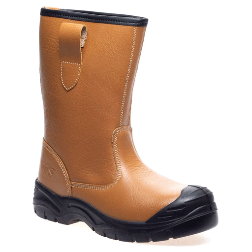 Worksite SS403SM Leather Rigger Safety Boot - RIGGER BOOTS