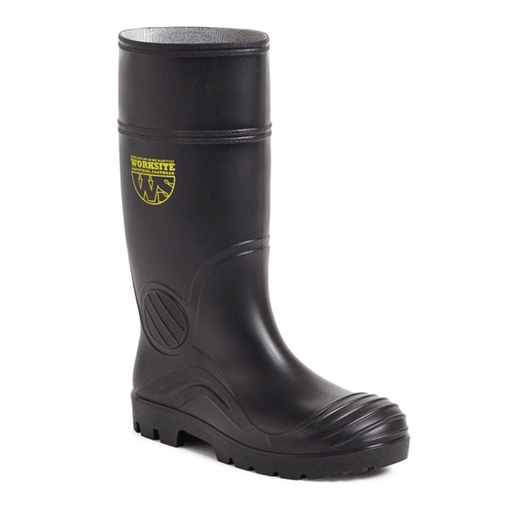 Worksite SS628SM Black PVC Wellington Boot S5 SRC - WELLINGTON BOOTS