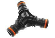 Three Way Snap-On Male Black - Home & Garden > Lawn & Garden Garden watering