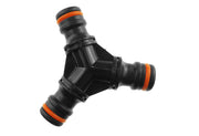 Three Way Snap-On Male Black - Home & Garden > Lawn & Garden Garden watering