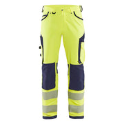 Blaklader 1197 Hi-Vis 4-Way Stretch Work Trousers - HI-VIS TROUSERS