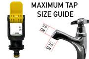 Kitchen Tap Adaptor "Non Branded" Yellow - Home & Garden > Lawn & Garden > Watering & Irrigation > Garden Hose Fittings & Valves > Garden Hose Fittings Garden watering