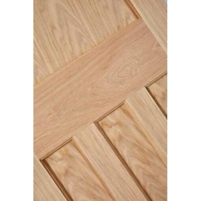 Edwardian Traditional Oak Glazed Unfinished Internal Door - All Sizes - Doors