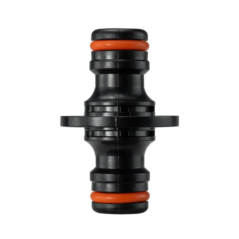 Two Way Connector Male Snap-On Joiner, Orange/Black, Bradas - Home & Garden > Lawn & Garden Garden watering