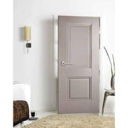 Arnhem Grey Primed 2 Panel Interior Fire Door FD30 - All Sizes - Doors