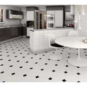 Alaska Octagonal Satin White (10 per Box) - Tiles